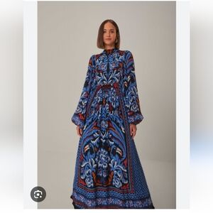 Farm Rio Toucan Maxi Dress xxs
